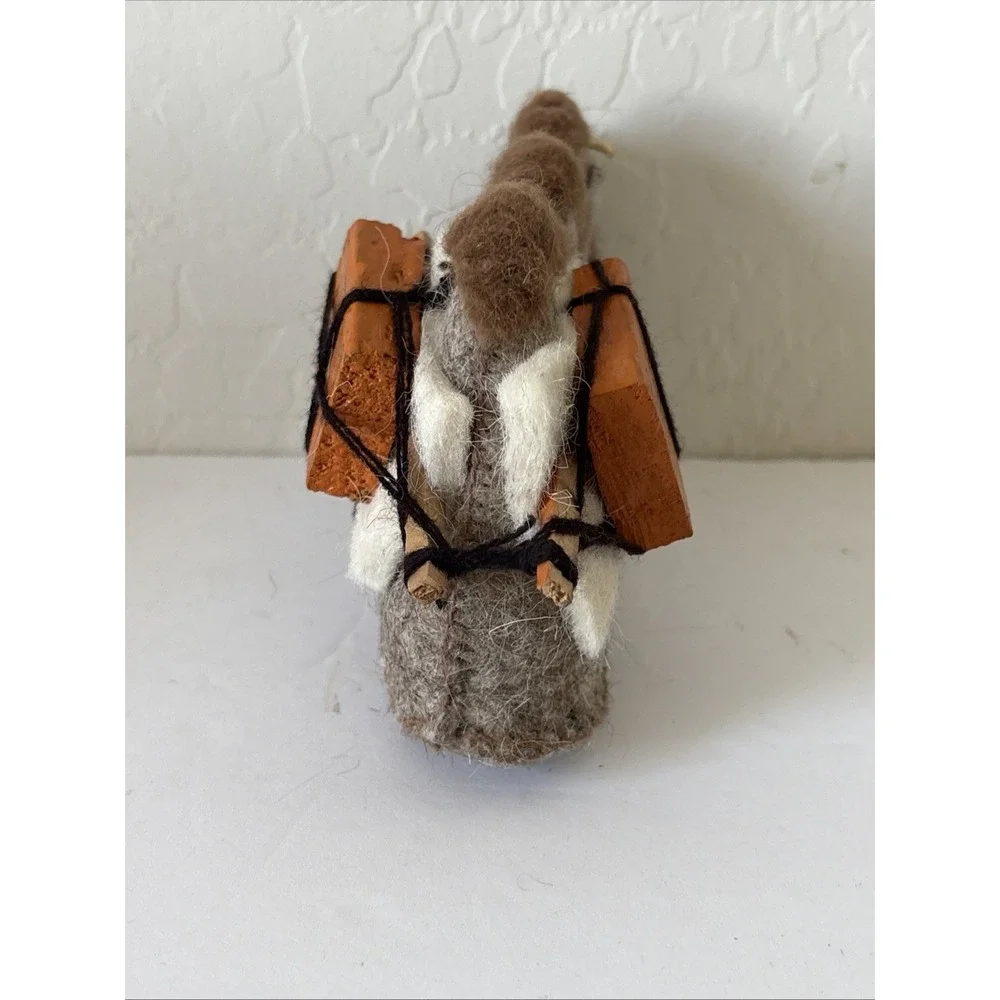 Vintage Felt Camel Art Handmade